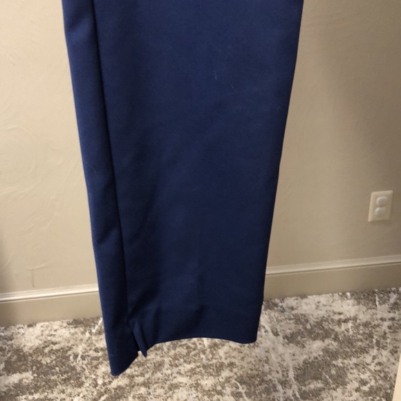 New blue mid rise  casual pants - Picture 2 of 5